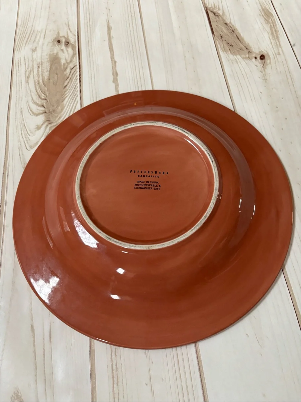 Pottery Barn Sausalito Spice dinner plate